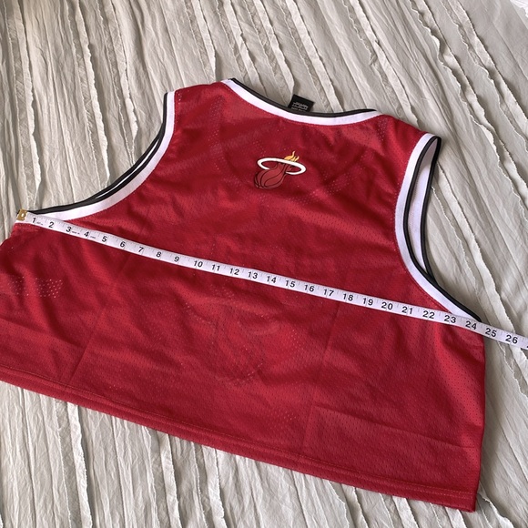 Miami Heat women’s cropped NBA basketball jersey size 2x - Picture 4 of 5